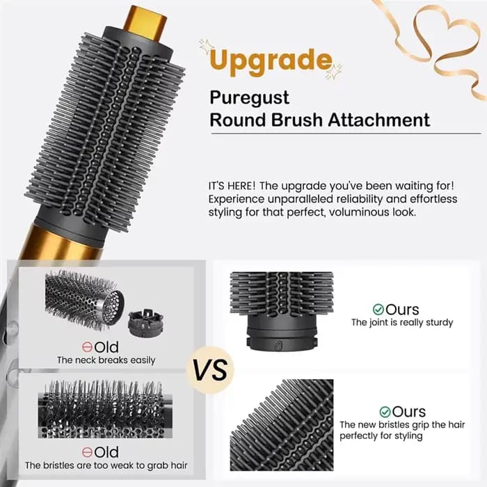 A78E-pour Dyson Airwrap HS01/HS05 HS08 fixation de brosse ronde/Airwrap Coanda 2X