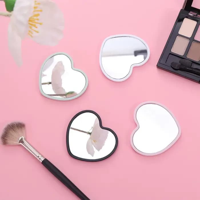 Miroir Simple simple face en forme de cœur
