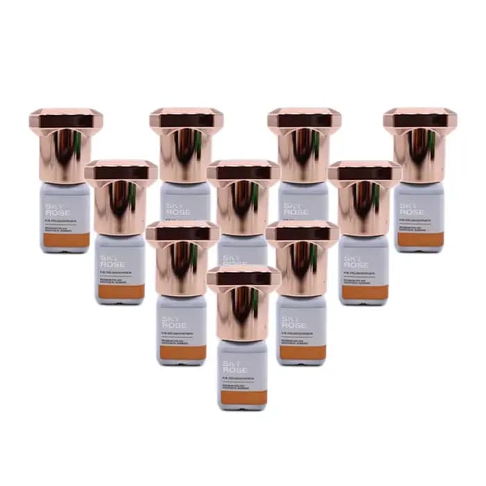 Colle Rose ciel originale coréenne, 10 bouteilles, fournitures d'extension de cils, 5ml, outils de m
