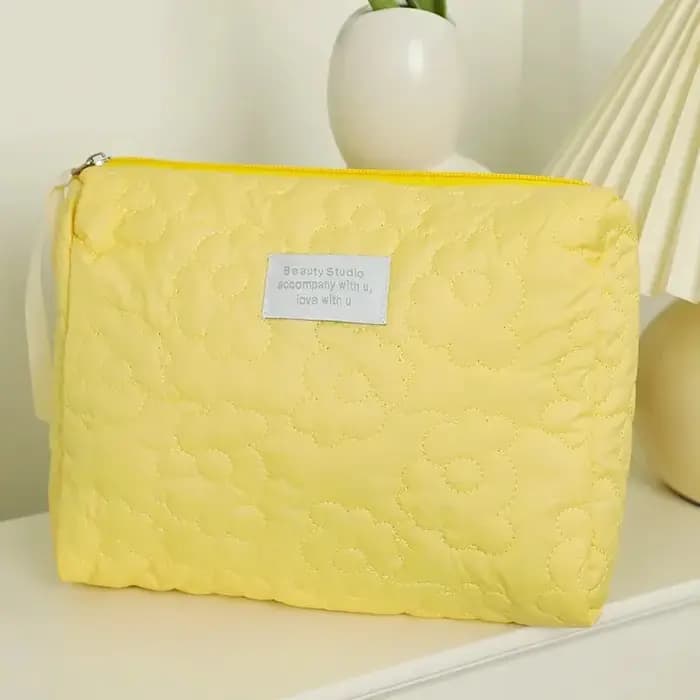 Sac à cosmétiques brodé de grande capacité