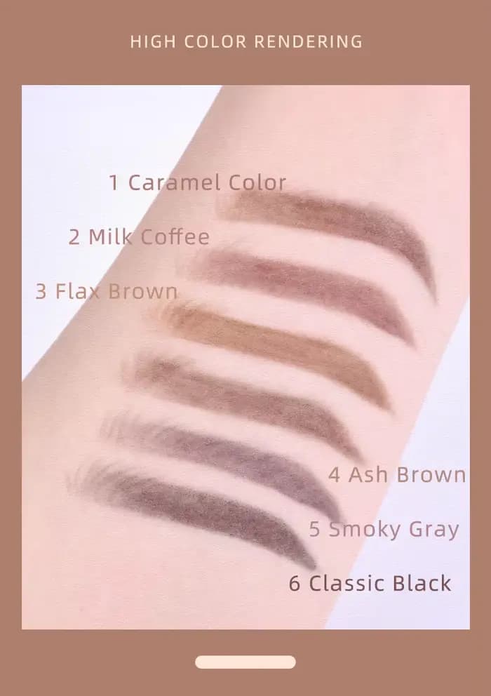 Crayon à sourcils Ultra fin à Double extrémité de 1.5mm (Kemelo) maquillage des yeux professionnel longue durée imperméable à l'eau et à l'épreuve de la sueur pour les femmes