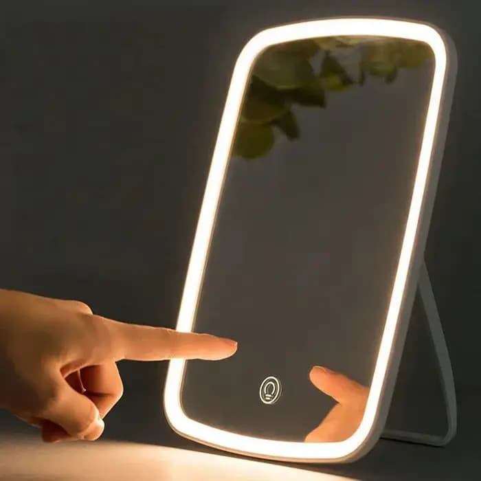 Miroir de Maquillage LED Grossissant 10x avec Lumières