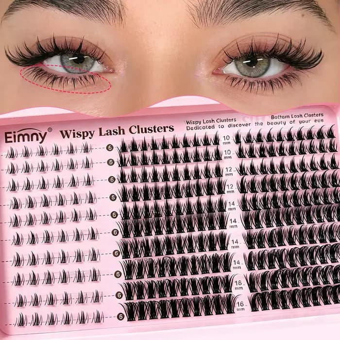 Kit de Cils en Grappes Manga Naturels 300 Pièces – Extensions