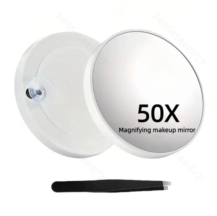 Miroir grossissant miniature 50X