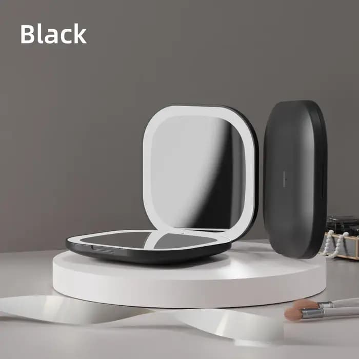 Miroir de maquillage LED Double face