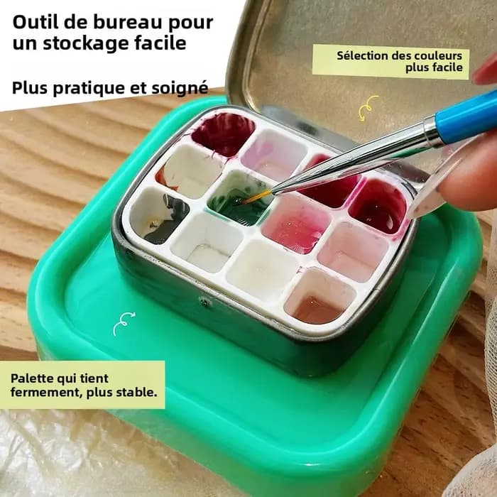 Plateau magnétique Portable pour organisateur de Nail Art