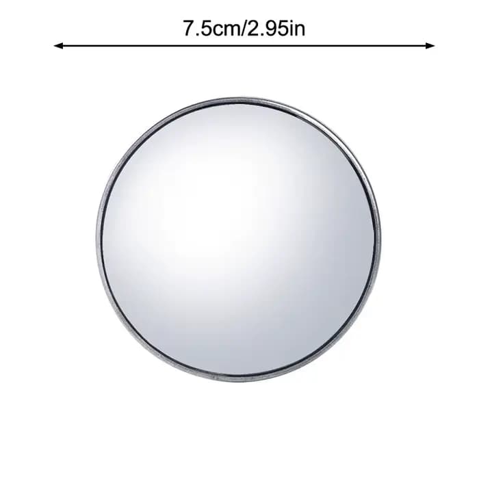 Miroir réfléchissant portable grand angle, miroir de voyage miniature rond, miroir sphérique, access