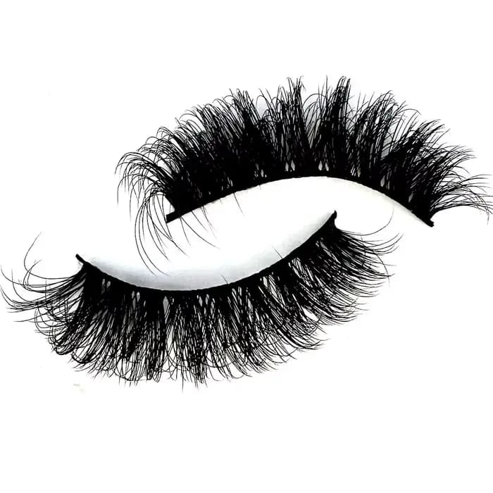 Faux-Cils en Faux Vison 8D Effet Oeil de Chat, Pack de Cils Volumineux, Touffus, Dramatique, Longs,