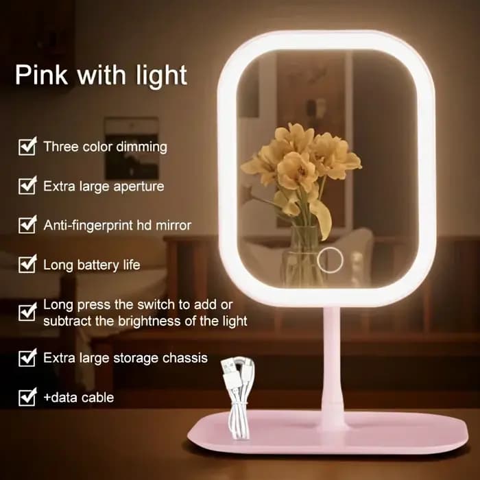 Miroir de maquillage LED