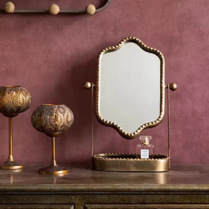 Miroir de maquillage pour petites filles