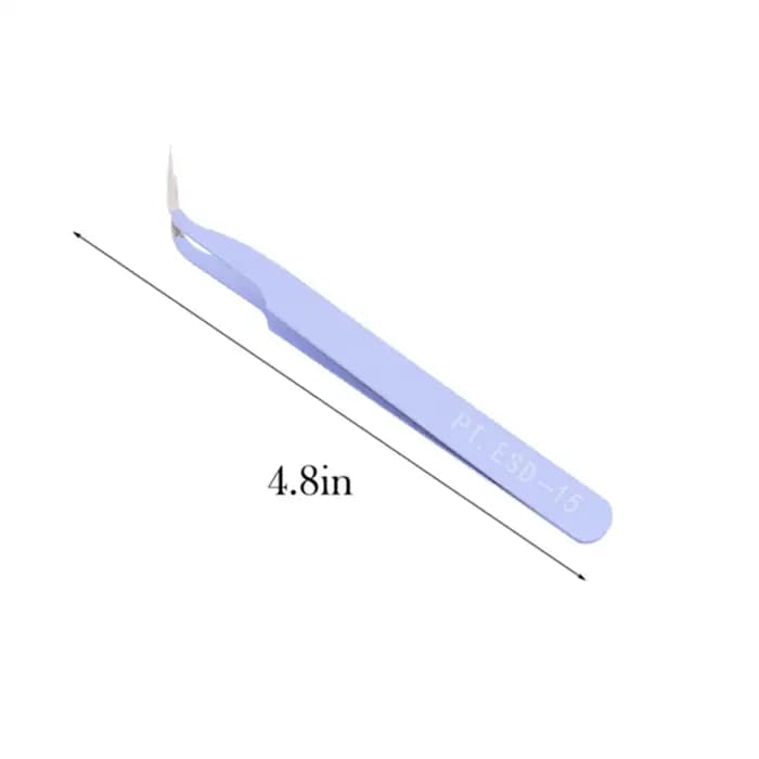 Pincettes en acier inoxydable pour Extension de cils