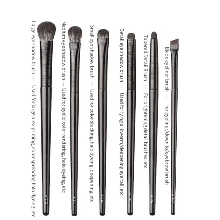 Ensemble de pinceaux de maquillage pour les yeux naturels
