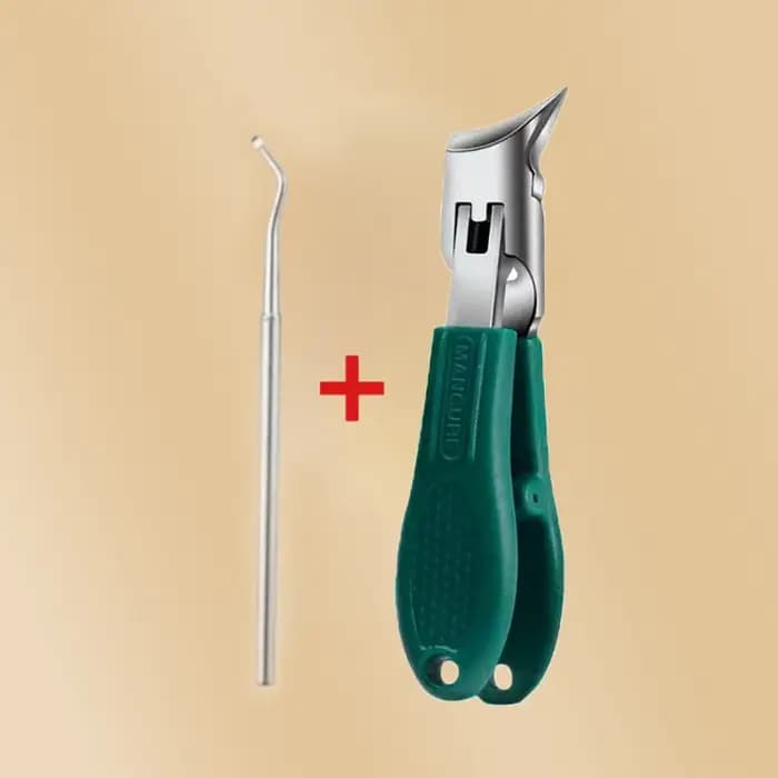 Anti-éclaboussures 60 ° Ensemble de coupe-ongles à bord incliné