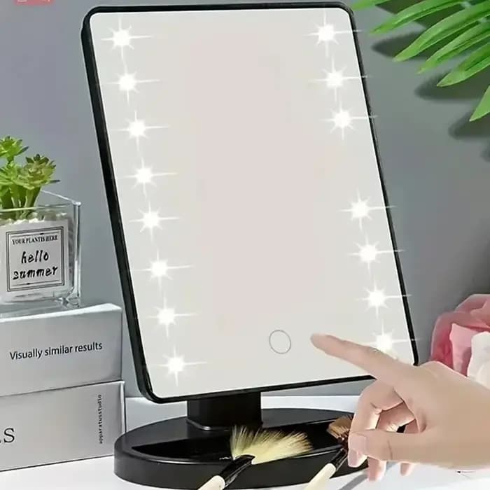 Miroir de maquillage à 16 LED