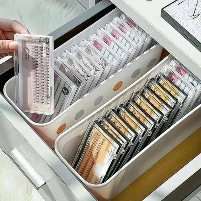Boîte de rangement pour faux cils, 1 pièce, avec organisateur d'outils d'extension de cils, étui pou