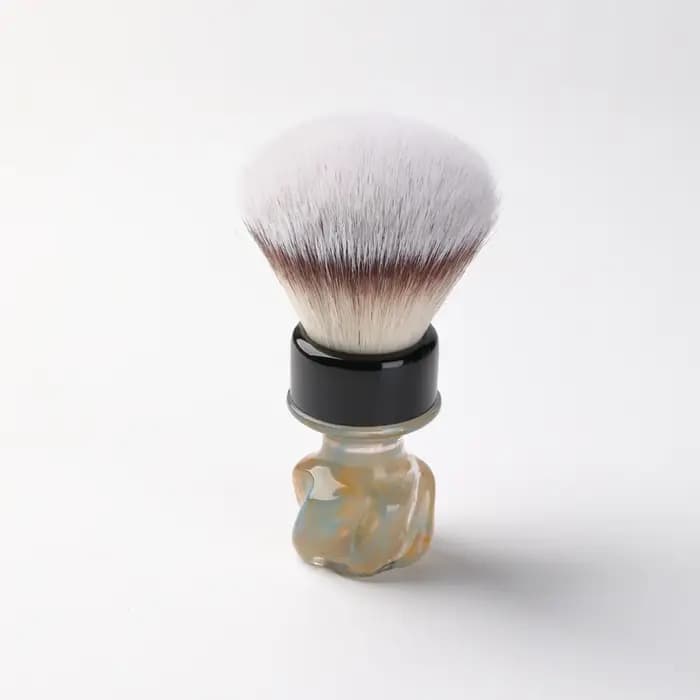 Pinceau à raser synthétique YAQI 2026 Nebula 28MM pour rasage humide – Cadeau idéal pour collectionneur ou petit ami