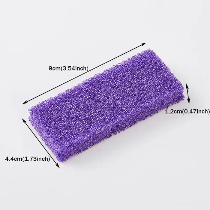 80 pcs/lot violet pied pierre ponce dissolvant de peau morte éponge pieds outils de soin