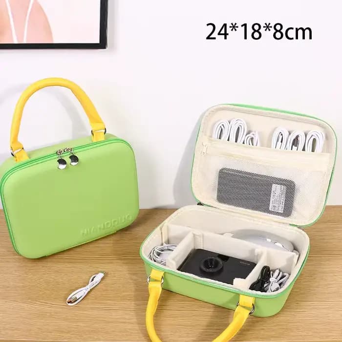 Sac à cosmétiques EVA Macaron, pochette de maquillage portable, organisateur étanche à fermeture éclair pour voyage, voyage d'affaires, usage domestique, rangement