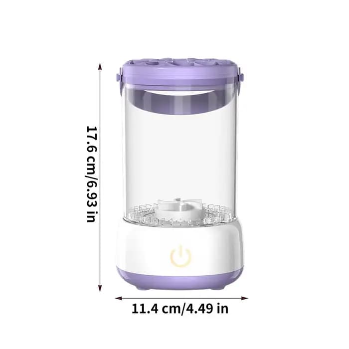 Nettoyeur de pinceaux de maquillage, laveur d'outils de maquillage, nettoyeur automatique de pinceau