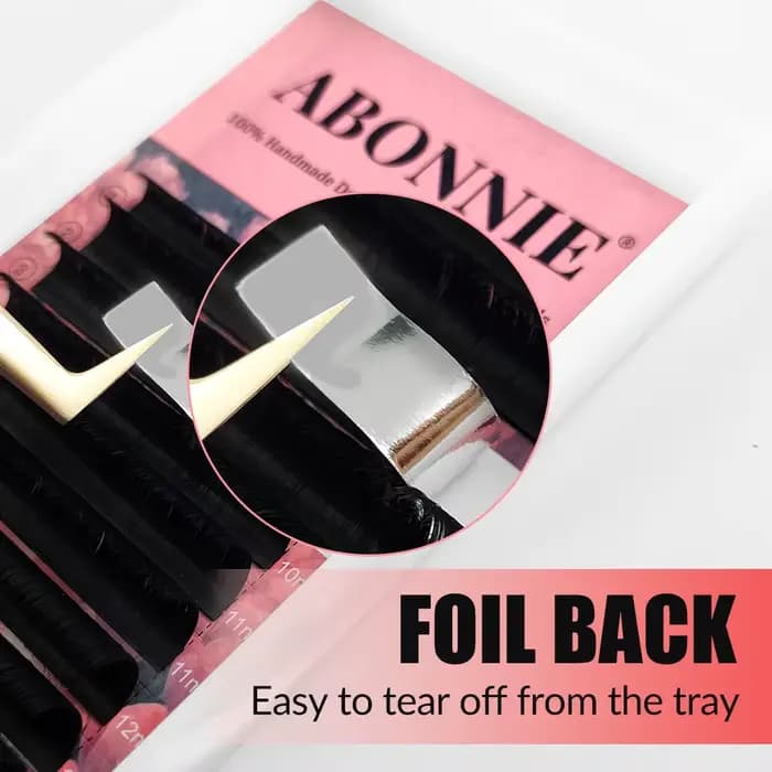 ABONNIE noir mat facile ventilateur cils cachemire floraison Extensions de cils auto-fabrication ven