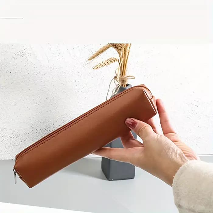 Mini Trousse de Maquillage en Faux Cuir de Qualité Supérieure, 1 Pièce