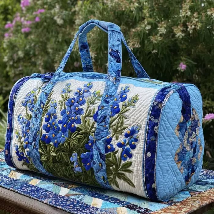 Sac fourre-tout matelassé à motif de livre imprimé en 3D