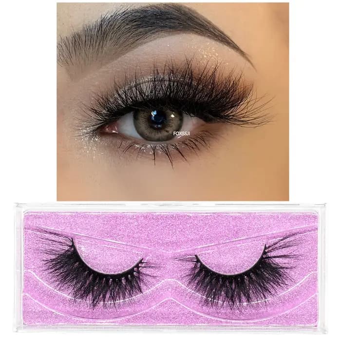 Faux cils de vison 3D, extension de cils doux