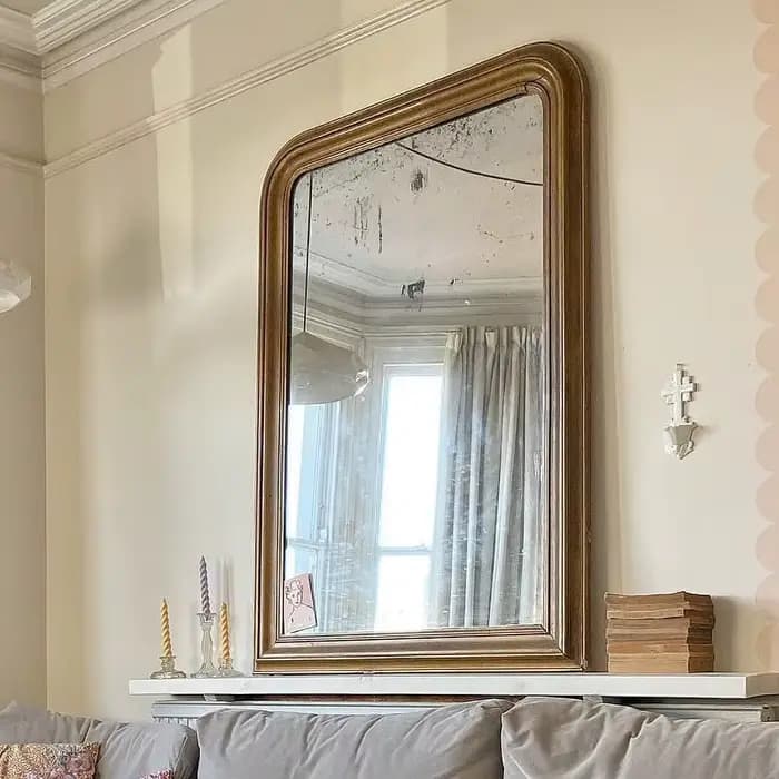 Miroir de maquillage rectangulaire pour femmes