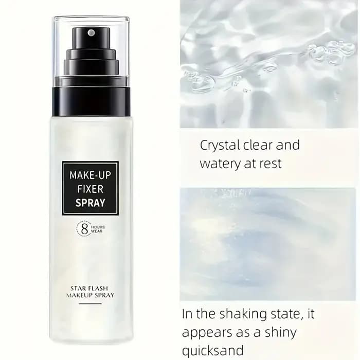 Spray fixateur de maquillage longue durée
