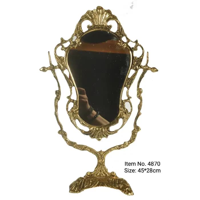 Miroir mural ovale pour filles