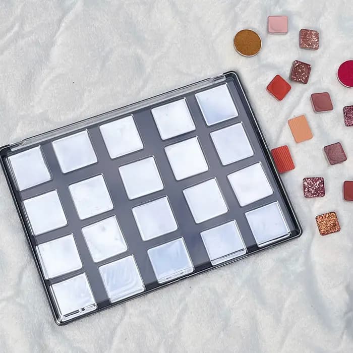 Grande Palette de fards à paupières magnétiques vides XL, boîte de rangement de maquillage, couvercl