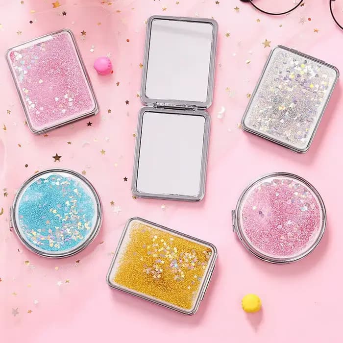 Miroir cosmétique double face chic