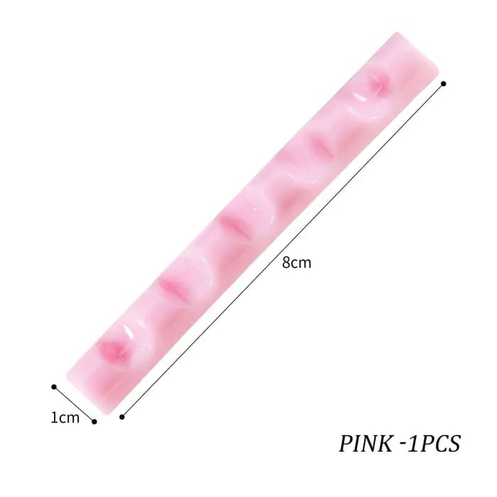 Étagère pour brosse à ongles transparente en acrylique