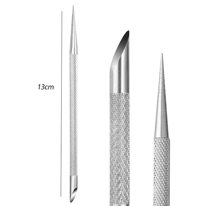 Nouveau dissolvant de cuticules à tête biseautée à Double extrémité