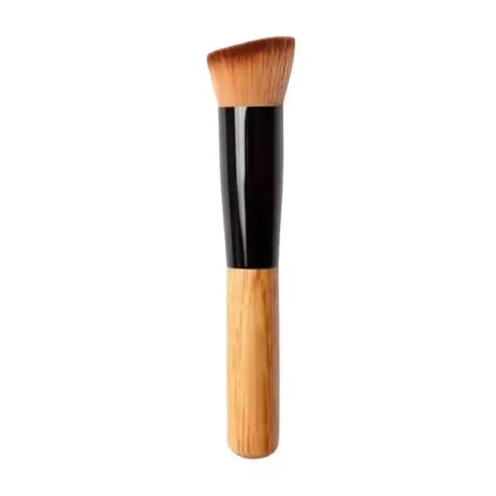 Pinceaux de maquillage inclinés portables