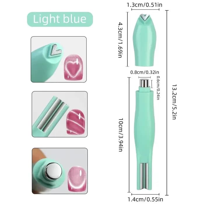 Bâton magnétique pour ongles œil de chat 3 en 1
