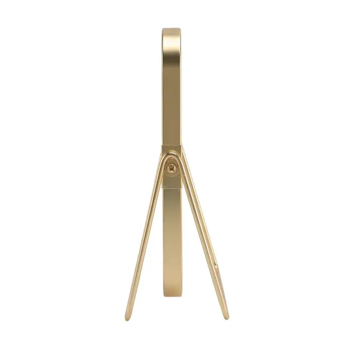 Miroir de maquillage avec support en métal