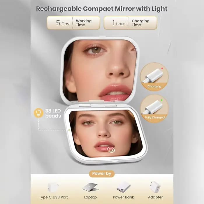 Miroir de maquillage avec éclairage