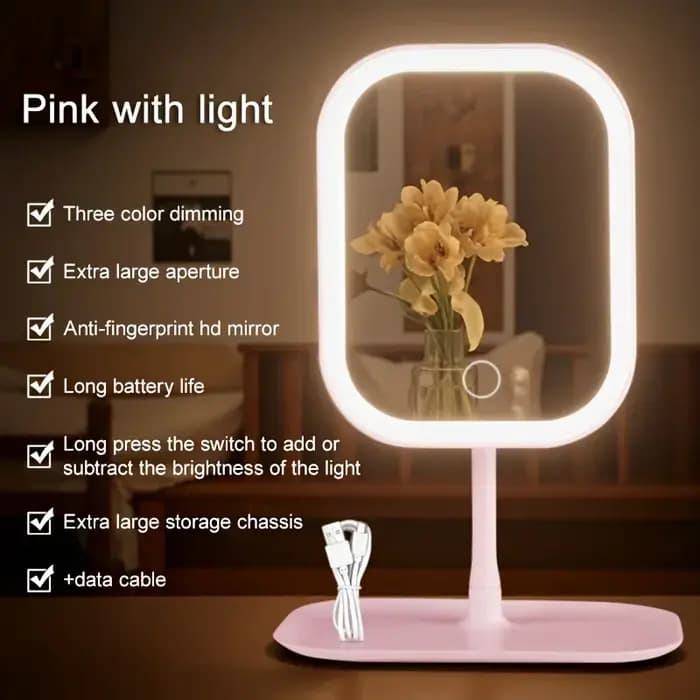 Miroir de maquillage LED