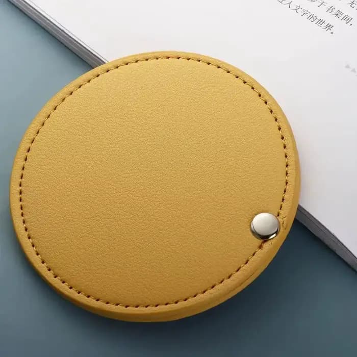Nouveau miroir de maquillage en cuir PU