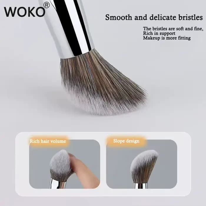 Brosse à Blush crème, imite l'application du bout des doigts, poudre de pointillé, pinceaux de maqui