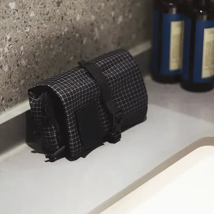 Sac de toilette portable imperméable à suspendre avec plusieurs compartiments pour la randonnée, le camping, les voyages, sacs de rangement ultralégers