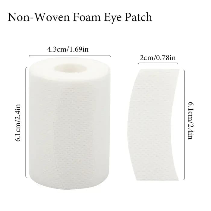 Rouleau de bandes adhésives pour les yeux