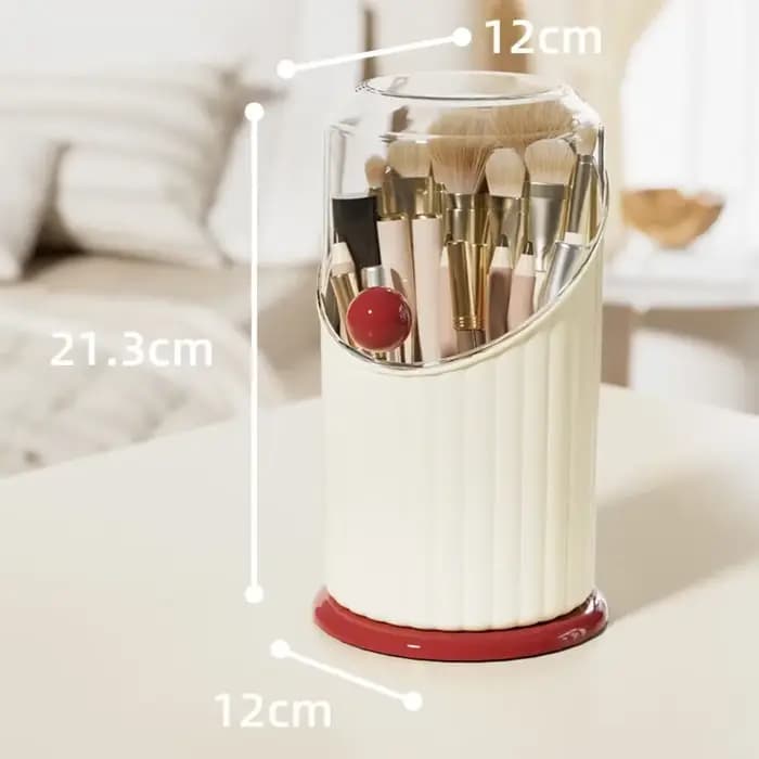 Boîte de rangement pour pinceaux de maquillage, porte-pinceaux de maquillage de grande capacité avec