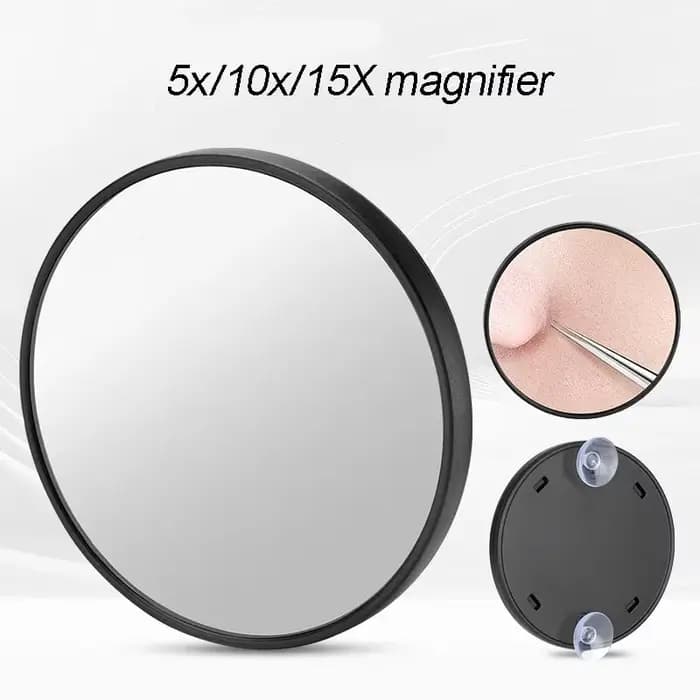9cm 5X/10X/15X Magnifying Mirror Suction Cup Women Beauty Makeup Cosmetic Shower Home Magnification Glass Blackhead Magnifier