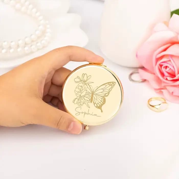Miroir papillon personnalisé 1 pièce