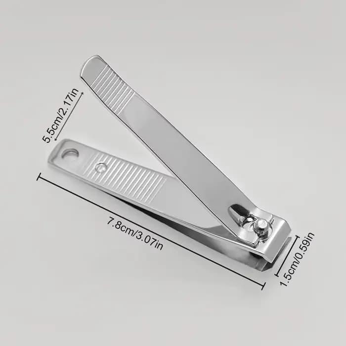 Coupe-ongles professionnel en métal, coupe-ongles avec lime à ongles, outils de manucure tranchants