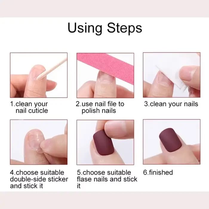 Jirai japonais épices filles presse à la main sur les ongles Y2K noir blanc longue pointe Nail Art 3