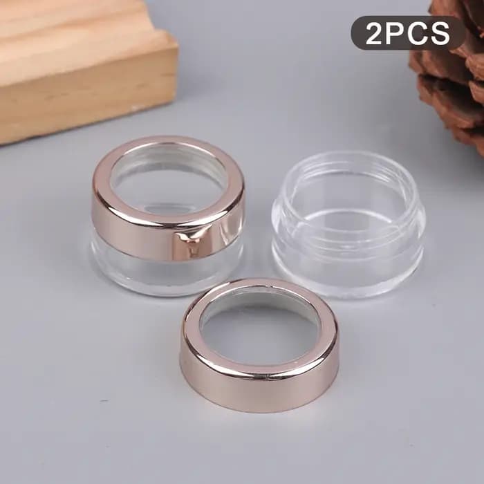 Bouteille transparente en plastique à paillettes