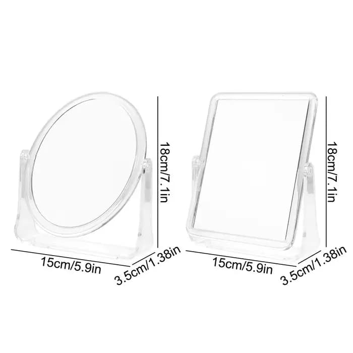 Miroir grossissant double face 5x 360 °